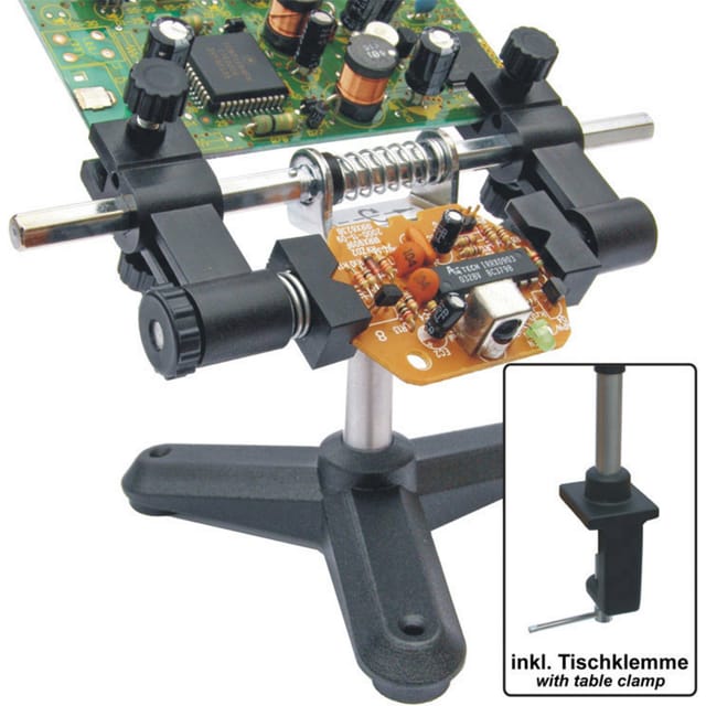 Platinenhalter 360° Drehbar, 270° Schwenkbar 1 St. - Donau Elektronik
