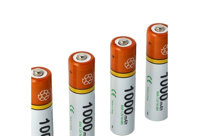 Vhbw - 4 X Aaa, Micro, R3, Hr03 Akku 1000mah Kompatibel Mit Grundig 248t, Aton Clt-101, Telekom T-com Sinus 300, 302, 302i, 405, 503, 503i, A205, A405