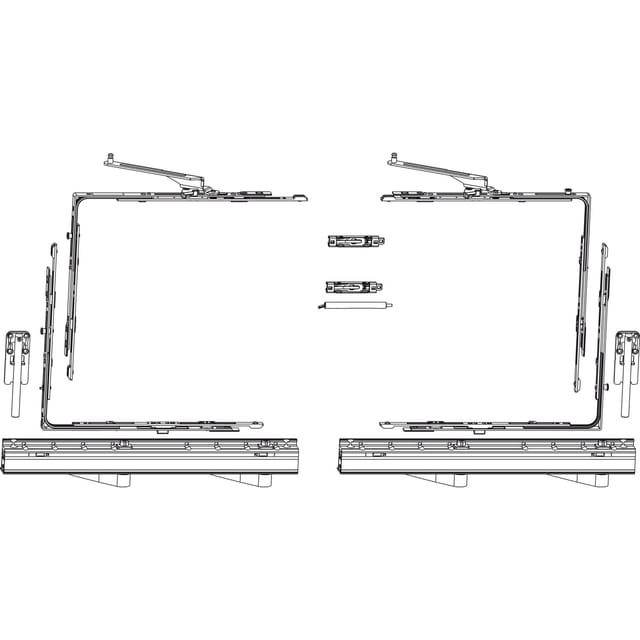 Maco - Skb-z Grundkarton, Schema A, 200 Kg, Versatz 13 Mm, Rechts, Silber (455511)
