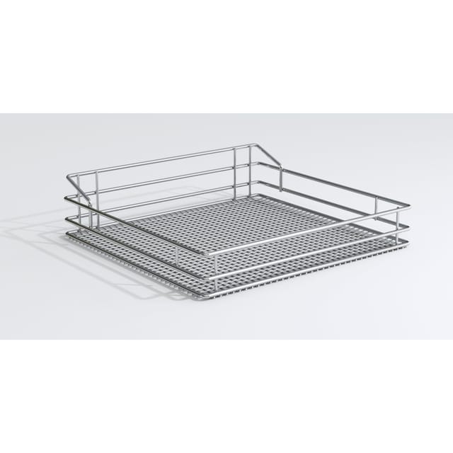 Vauth-sagel - Gate Saphir Einzelkorb Küchenorganizer Breite 600 Mm Stahl Silber