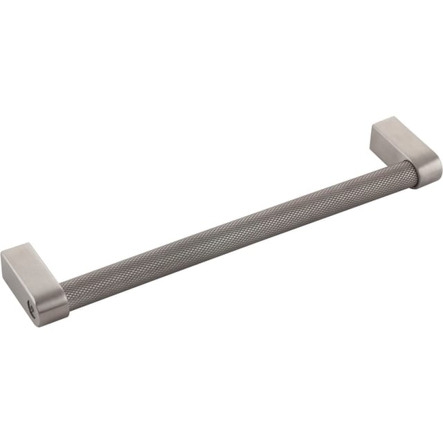 Griff Regular La 192mm - Designer Möbelgriff Breite 206mm - Griff Für Küchenschränke, Edelstahl Gerändelt - Furnipart