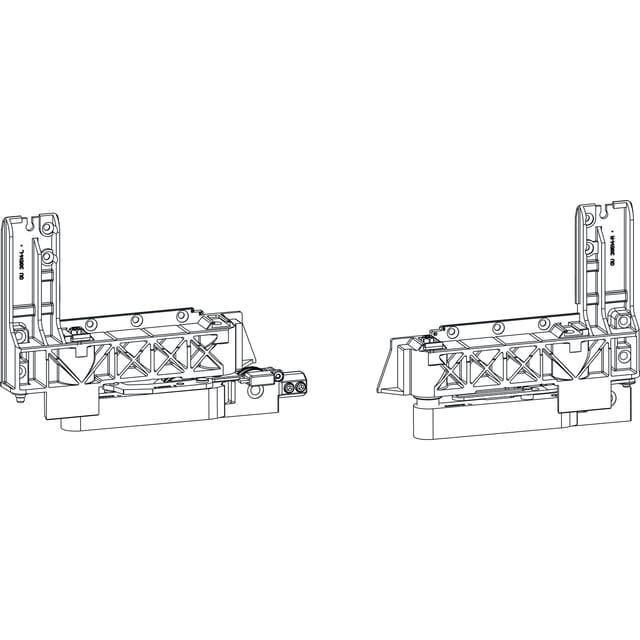 Gretsch-unitas - Gu Grundkarton Laufwagen Laufschuh 966/200 Rechts, Tragkraft Max. 180 Kg