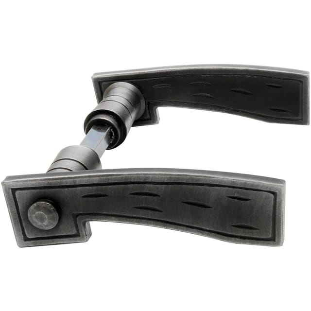Schösswender - Drückerpaar Elga, Ansatz 18 Mm, Schwarz Passiviert