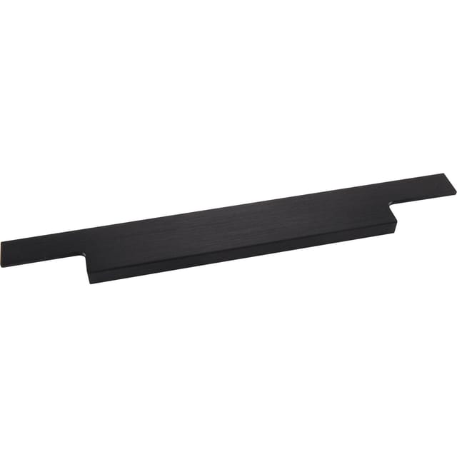 Furnipart - Griffleiste Trim 245mm - Griff Flach Zum Einnuten, Aluminium Schwarz Matt