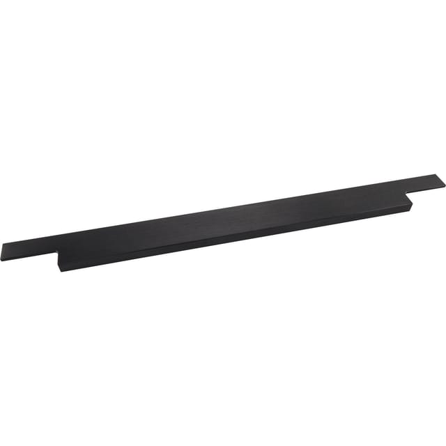 Furnipart - Griffleiste Trim 545mm - Griff Flach Zum Einnuten, Aluminium Schwarz Matt