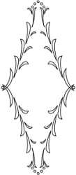 Rcs-304 Schnitzschablone - Die Florentinische Tür