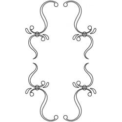 Rcs-305 Schnitzschablone - Die Kaskadetüre