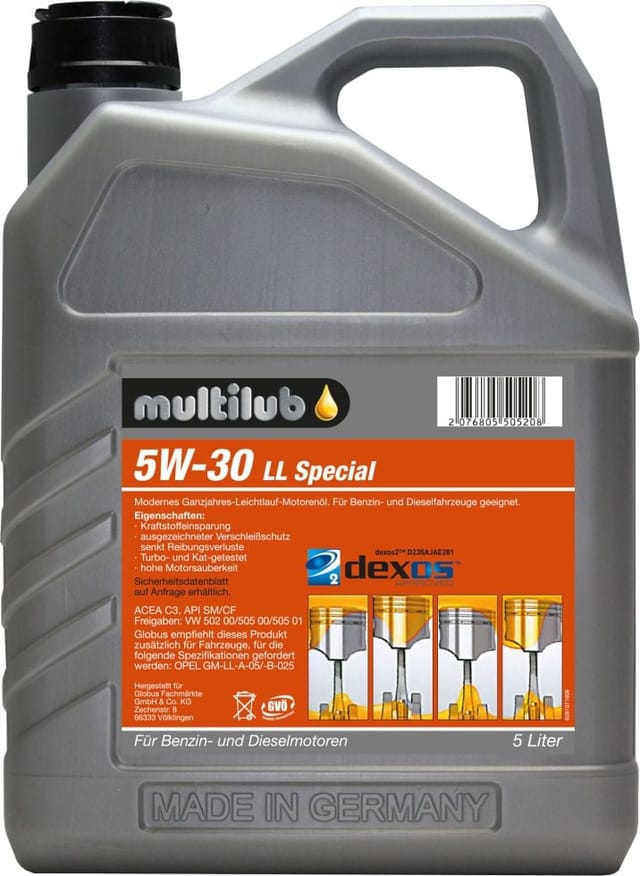 Motoröl 5w-30ll Special 5l Motoröl - Multilub
