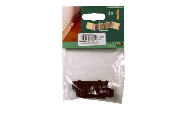Zwischenstück Kunststoffleiste Ku.050 Wenge Clips & Ecken