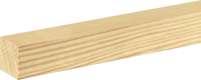 Flachleiste 200 Cm 28 X 28 Mm Lärche Roh Leisten - Fn Neuhofer