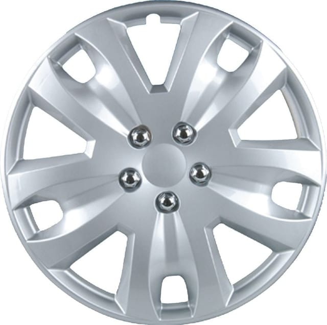 Radzierblenden Hockenheim 40 Cm (16 Zoll) Silber 4 Stück - Cartrend