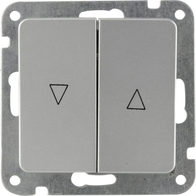 Jalousie-taster Lemans Serie 603 Silber Schalter - Unitec