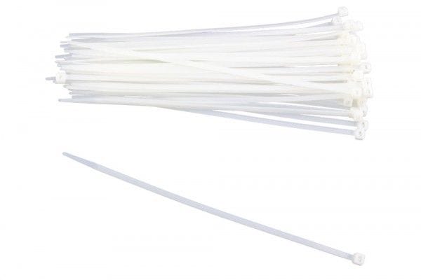 Kabelbinder 4,8 X 250 Mm Weiß 50 Stück Nylon Kabel Binder - Trendline