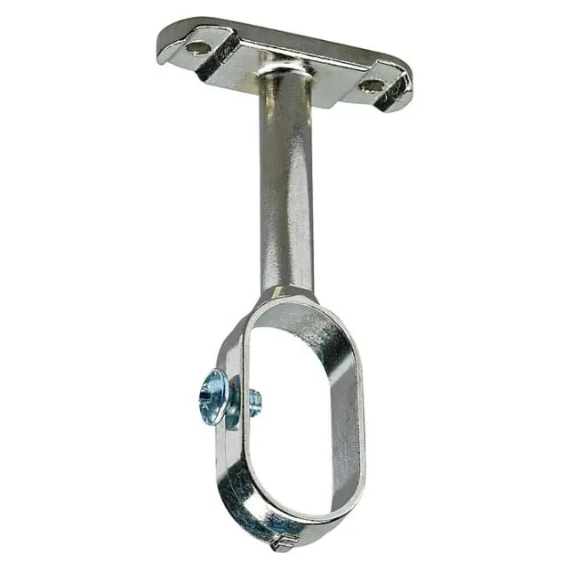 Schrankrohrmittelträger Für Ovale Rohre Ø 15 / 30 Mm, Vernickelt Möbelbeschläge - Hettich