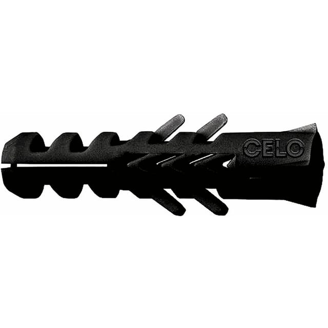 Mea - Industriedübel Ø 14 Mm Nylondübel Schwarze Celo Allzweck-dübel In Grosskartons
