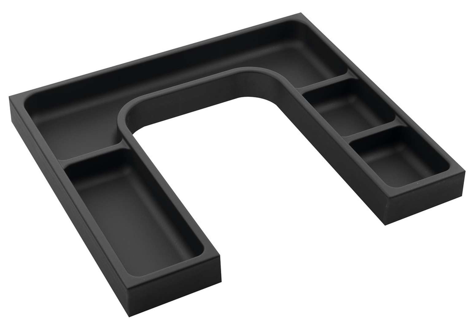 Sapho - Schubladen-organizer Lindo 372 X 36 X 323 Mm, Anthrazit Ld001