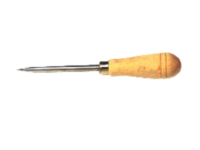 Locher Mit Holzgriff Nr. 4 Ohne Öse