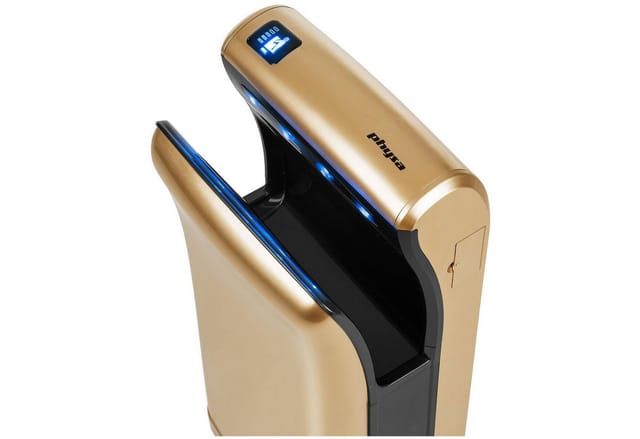 Händetrockner Elektrischer Handtrockner Wandhandtrockner 1200 W Golden