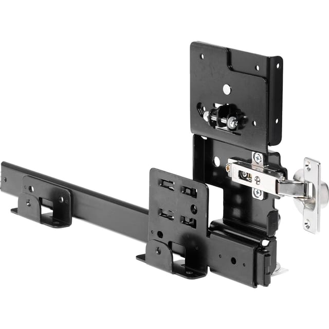 1321 Beschlägegarnitur, Länge 456 Mm, Stahl Schwarz Chromatiert - Accuride