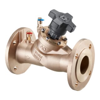 Oventrop - Hydrocontrol Vfr Strangregulierventil Dn 65 Pn 16 Flansch Din, 2 Messventile, Rotguss