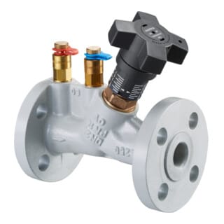 Oventrop - Hydrocontrol Vfc Strangregulierventil Dn 25 Pn 16 Flansch Ansi, 2 Messventile, Gg 25