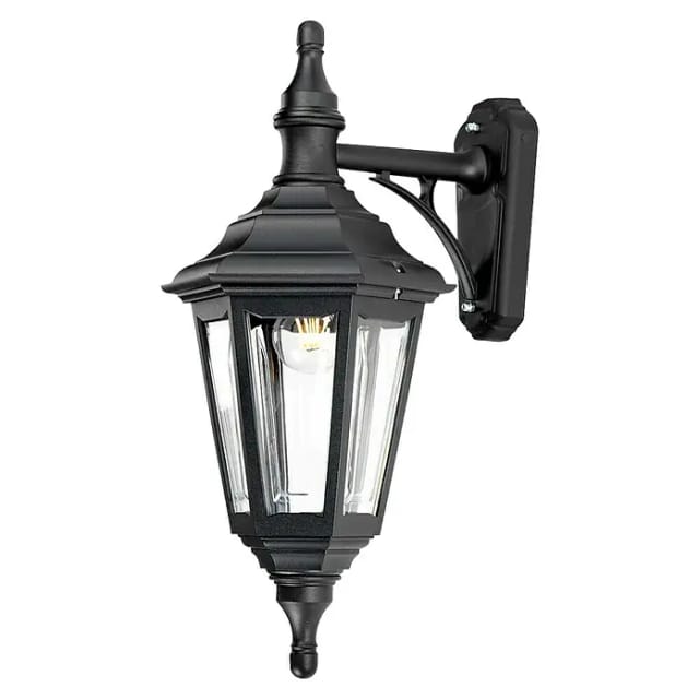 Elstead - Kinsale - 1 Licht Außenwandlaterne Licht Schwarz Ip44, E27
