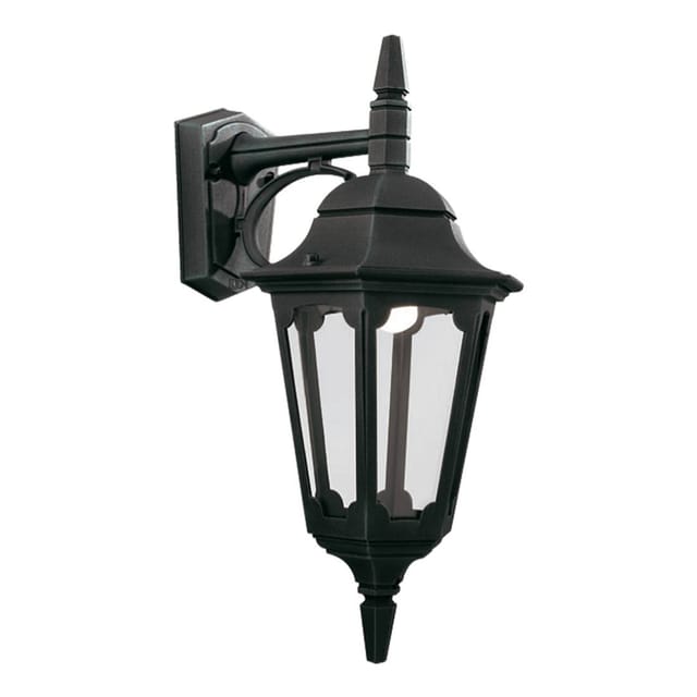 Elstead Parish - 1 Licht Außenwandlaterne Licht Schwarz Ip44, E27