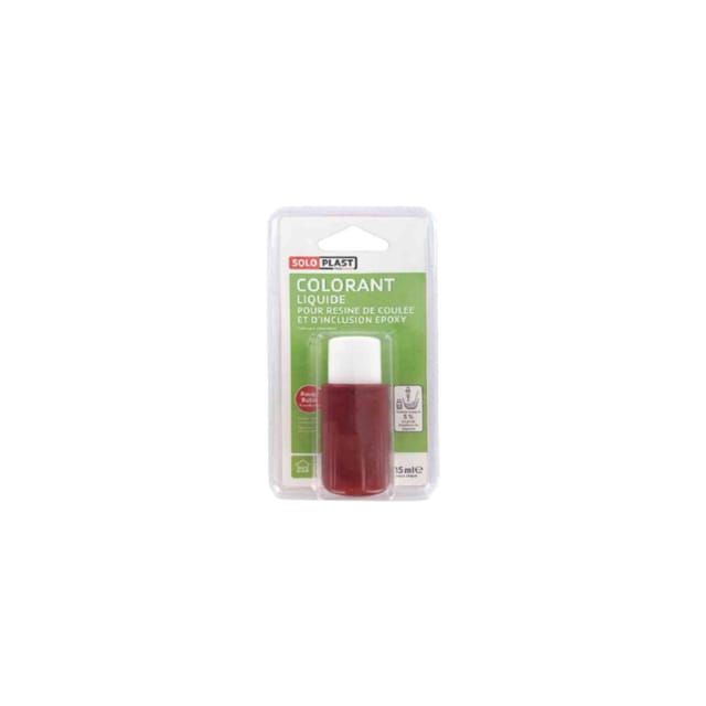 Farbflüssigkeit Für Soloplast Harz 15ml Rubinrot