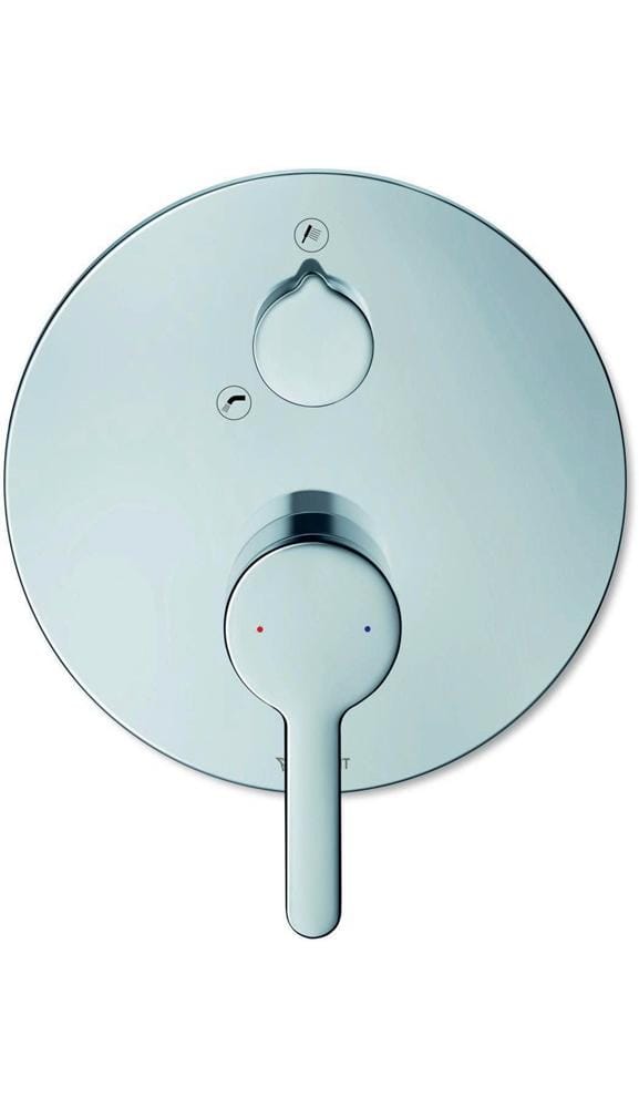 C.1 Einhebel- Wannenmischer Unterputz, Runde Rosette, 2 - Duravit