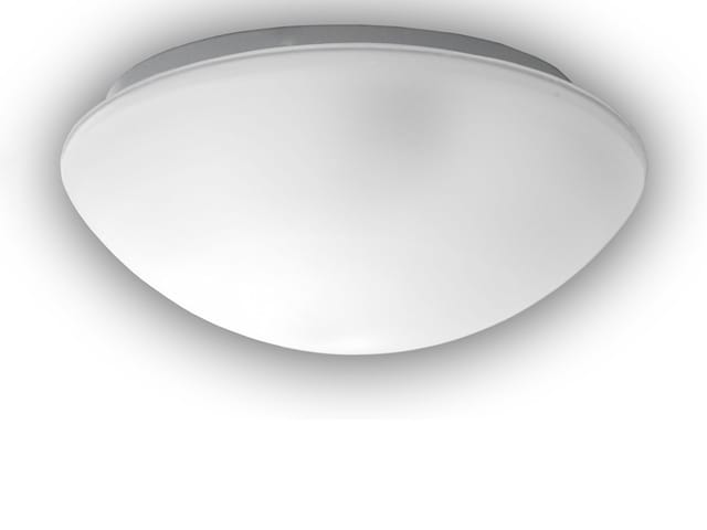 Niermann - Led-deckenleuchte / Deckenschale Rund, Glas Satiniert Mit Klarrand, Ø 25cm