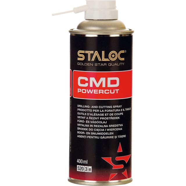 Bohr- Und Schneidmittel Cmd Powercut Schneidöl-schaum Für Metallische Zerspanung 400 Ml - Staloc