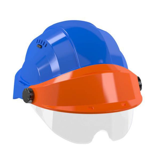 Helm 'orizon' Blaues Visier Orange Mit Brille Taliaplast 563745