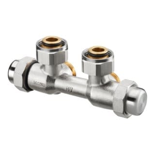 Oventrop - Multiflex Fq Verschraubung Für G 3/4' Außengewinde, Eckausführung Rechts, G 3/4' Überwurfmutter X 3/4' Außengewinde