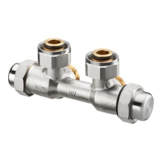 Oventrop - Multiflex Fq Verschraubung Für G 3/4' Außengewinde, Eckausführung Links, G 3/4' Überwurfmutter X 3/4' Außengewinde