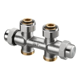 Oventrop - Multiflex Fq Verschraubung Für G 3/4' Außengewinde, Durchgangsausführung, G 3/4' Überwurfmutter X 3/4' Außengewinde