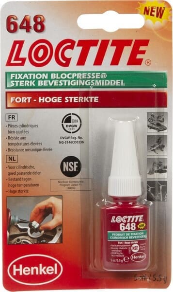 Klebstoff Loctite 648 Grün 5 Ml Hohe Festigkeit