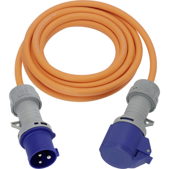 Brennenstuhl 1167650405 Strom Camping-cee-verlängerungskabel Blau, Grau, Orange 5 M H07rn-f 3g 2,5
