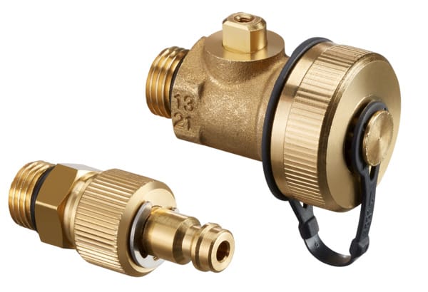 Oventrop - Anschluss-set 1x Messventil Und 1x F+e- Kugelhahn Für Hydrocontrol,steckkupplung