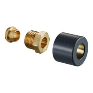 Oventrop - Klemmringverschraubungs-set Für Baureihe E, 1/2' X15mm, Anthrazit