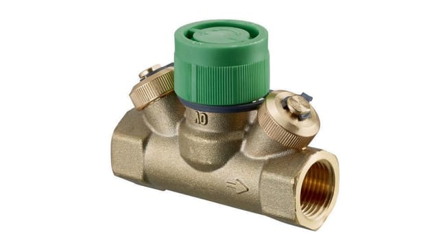 Oventrop Hycocon Ht Regelventil Dn 20 3/4" Innengewinde, Mit Mess- Und Entleerungsventil, Messing