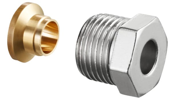 Ofix Ce Klemmringverschraubung, Für Innengewinde 3/4' X 22mm, Für Kupferrohrechts, Vernickelt - Oventrop