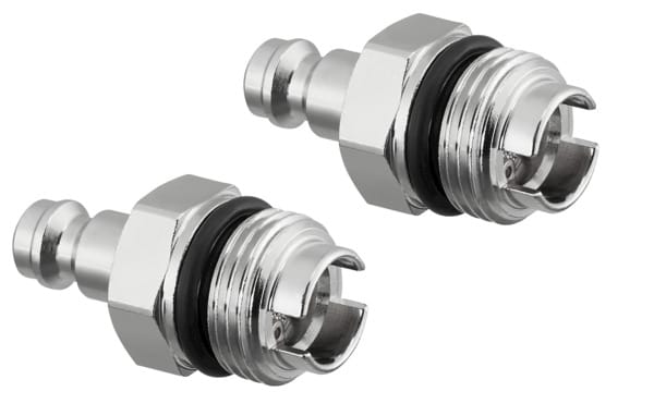 Oventrop Set 17, 2x Messnippel Mit Sieb Für Messgerät Ov-dmc 2", Steckkupplung