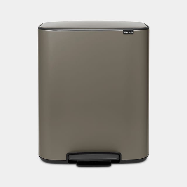 2x30l Platinpedalbehälter - Brabantia - 211546