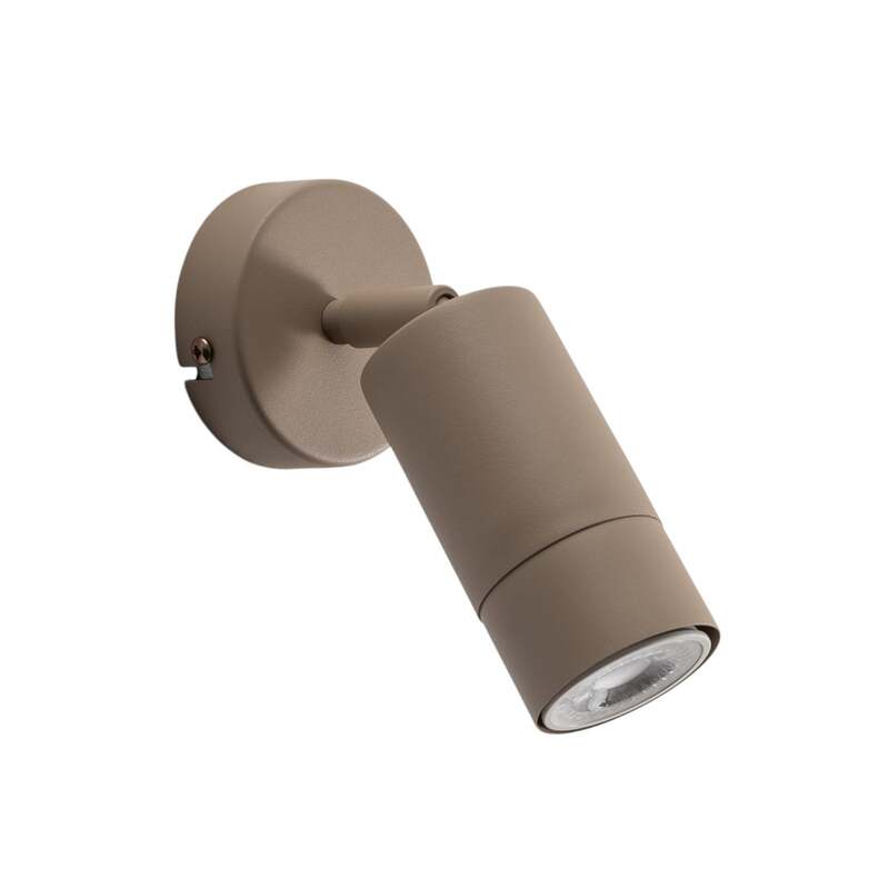 [gebraucht] B-ware Wandstrahler Link Wandleuchte Beige Stahl Beleuchtung Wohnzimmer Esszimmer Gu10