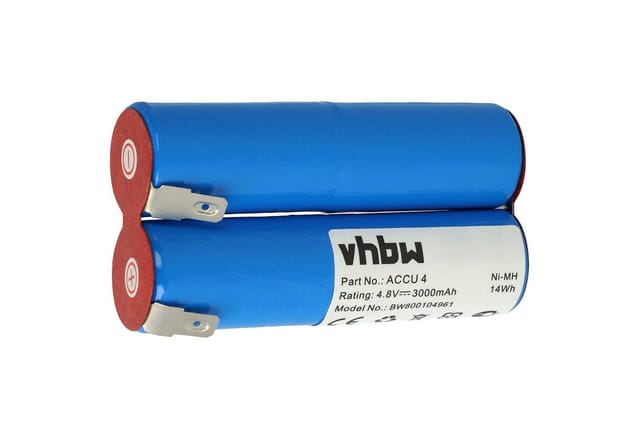 Vhbw - Akku Kompatibel Mit Gardena Rasenkantenschere Accu 4 (2505) Grasschere, Grasschneider - Ersatz Für Accu4, Tbgd430mu - (nimh, 3000mah, 4.8v) Batterie