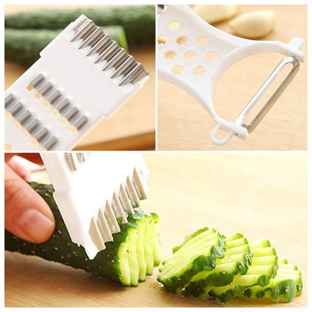 Trade Shop - Pela All Multifunzione Peeler Affetta Pela Cucina Taglia Verfahren -