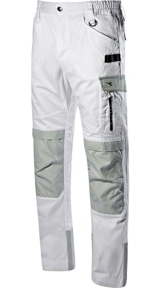 Diadora - Arbeitshose Pant Easywork Light Perf Größe S Weiß