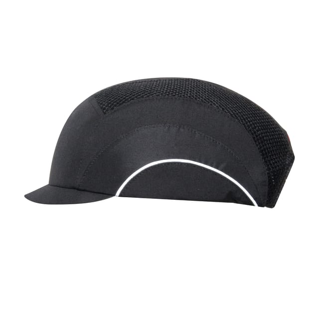 Sicherheitskappe Hardcap A1+ Mit Mikrovisier – 2,5 Cm Schwarz