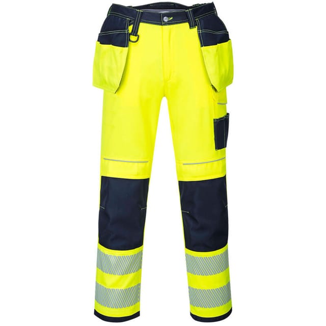Hv Pw3 Hose Mit Schwebenden Taschen Gelb/navy Kurz Xs - Fr(36) - Uk(28)