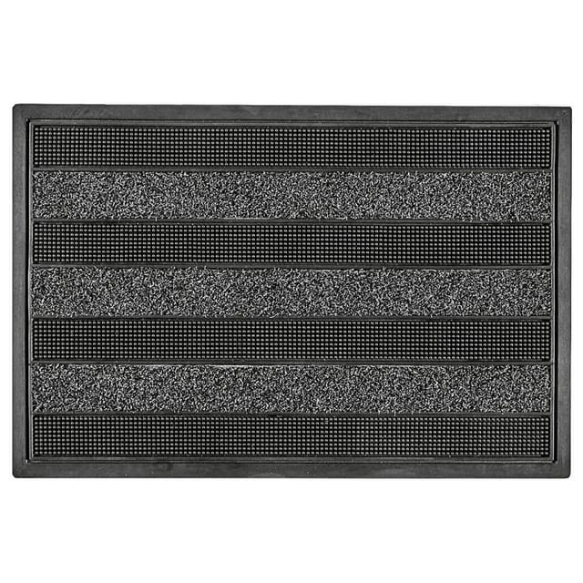 Fußmatte Anthrazit Gummi / Polypropylen L600xb400xs10mm